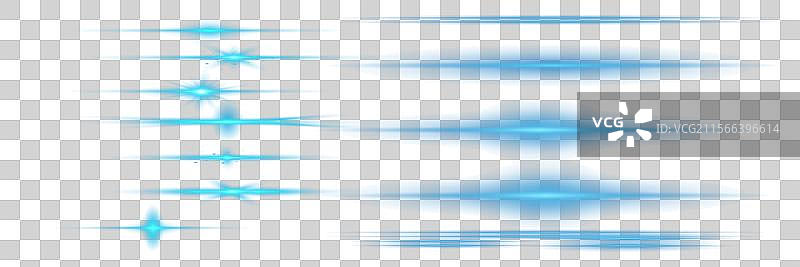 红色水平镜头光晕激光束包图片素材