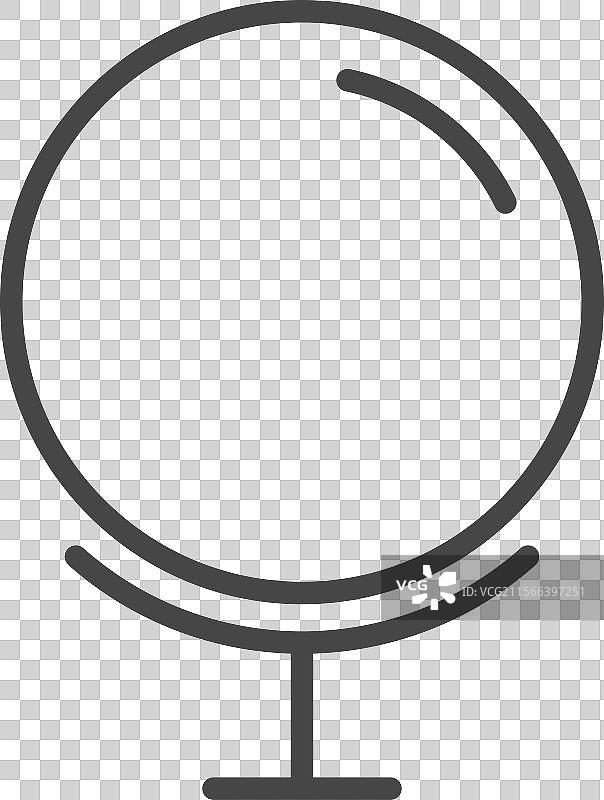 化妆品和美容线条图标图片素材