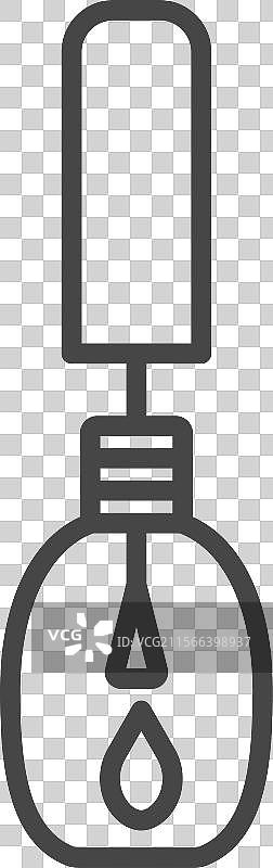 以线性图形图标表现的美丽形式图片素材