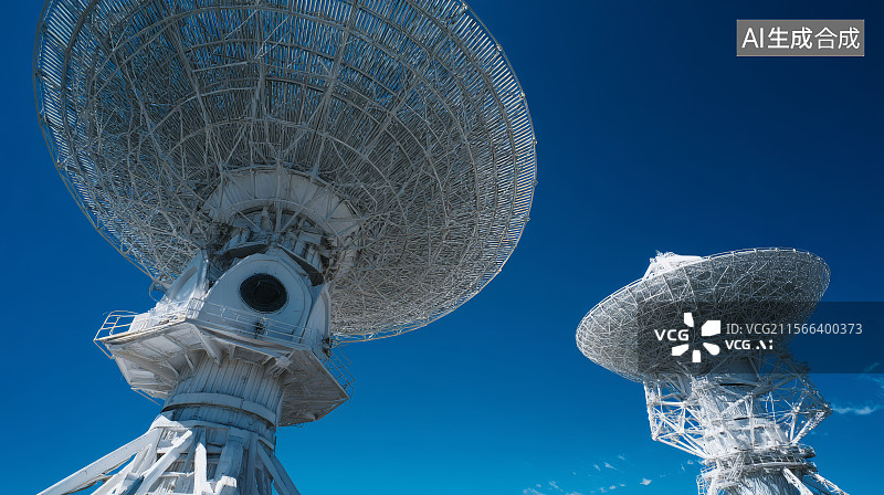 【AI数字艺术】天文望远镜，射电望远镜图片素材