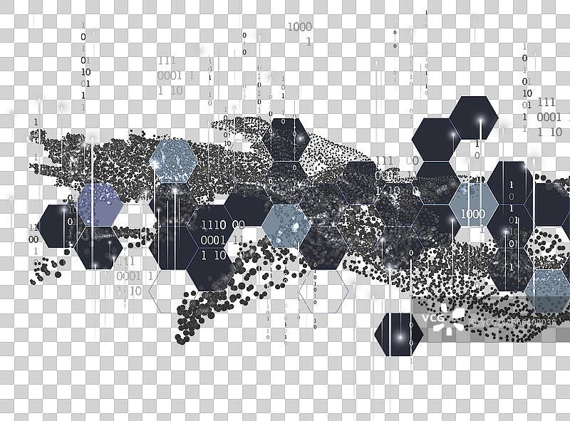 大数据抽象数字未来主义图片素材