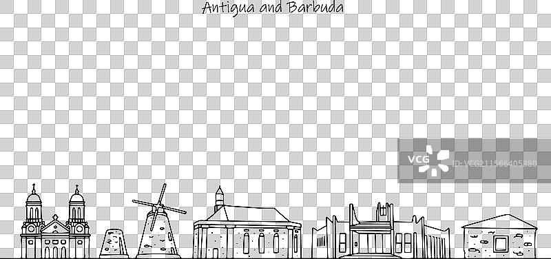 安提瓜和巴布达的风景图片素材