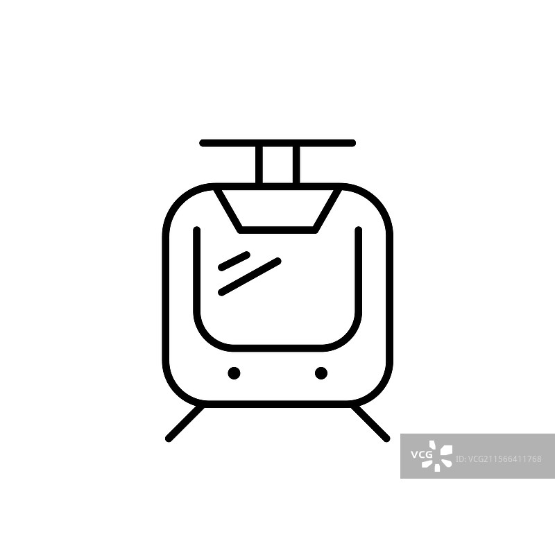 有轨电车公共交通图标图片素材
