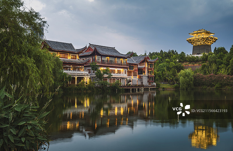 随州文化公园建筑图片素材