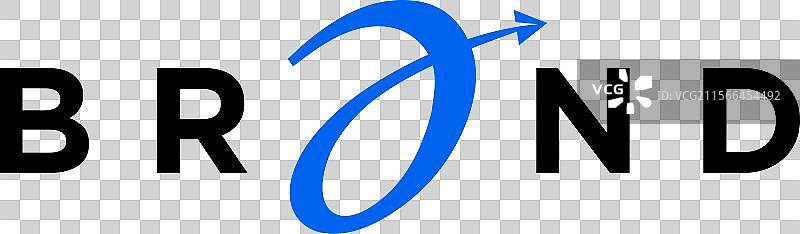 字母A与纸飞机图标的logo设计图片素材