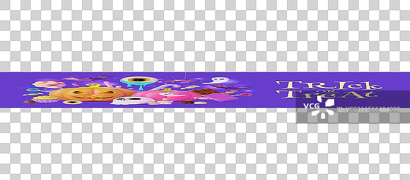 3D快乐万圣节糖果或恶作剧概念广告图片素材