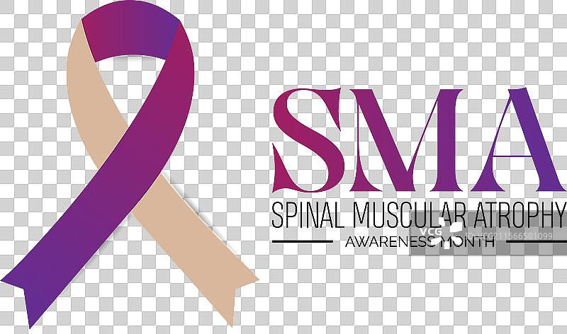脊髓性肌萎缩症意识月图片素材