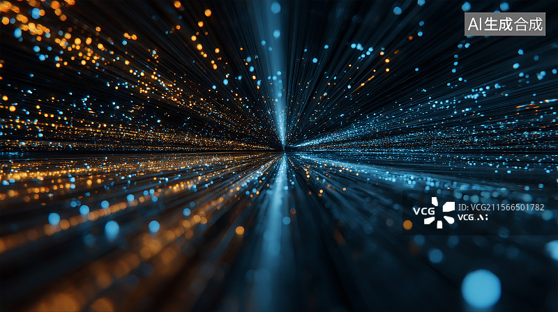 【AI数字艺术】抽象散射粒子图片素材