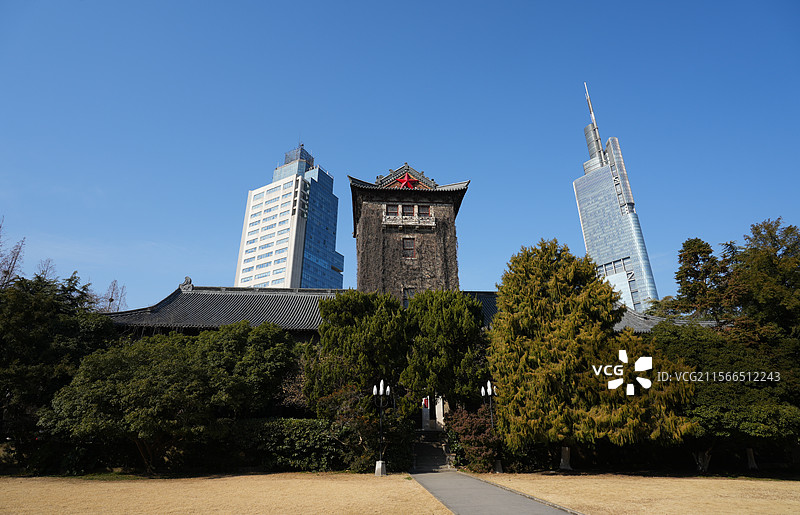 南京大学鼓楼校区北大楼图片素材