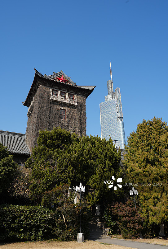 南京大学鼓楼校区北大楼图片素材
