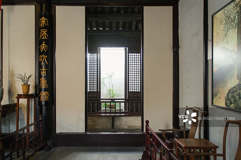 周庄古镇张厅玉燕堂图片素材