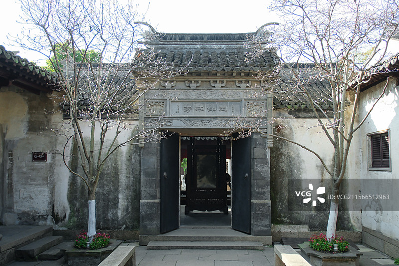 周庄古镇张厅图片素材