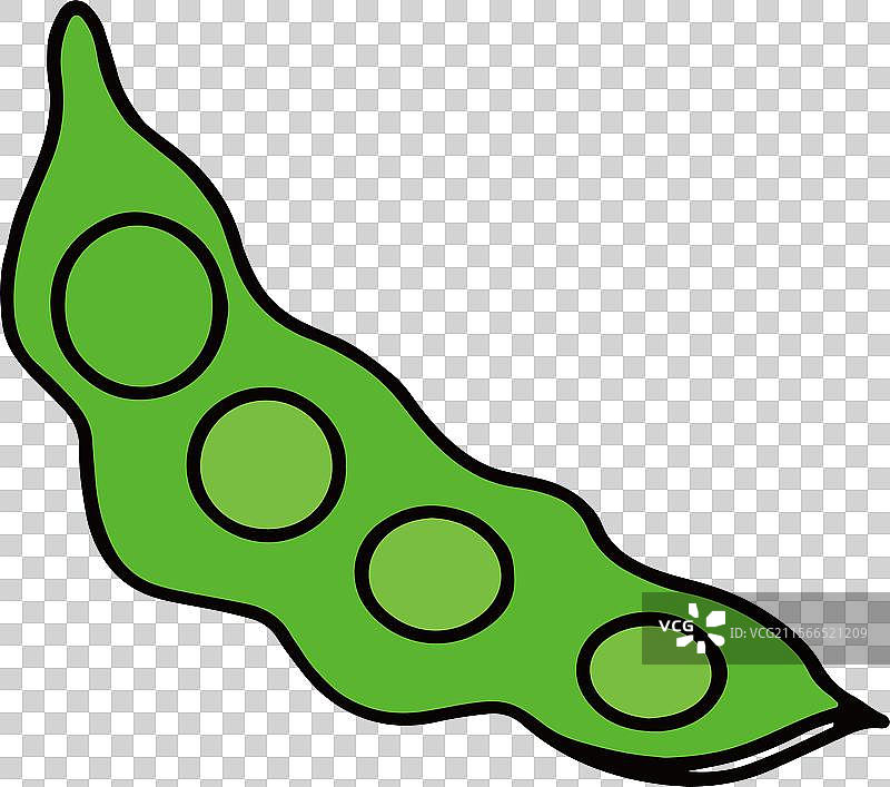 豆角 豆子 简笔画 设计 元素 蔬菜 点缀 食材图片素材