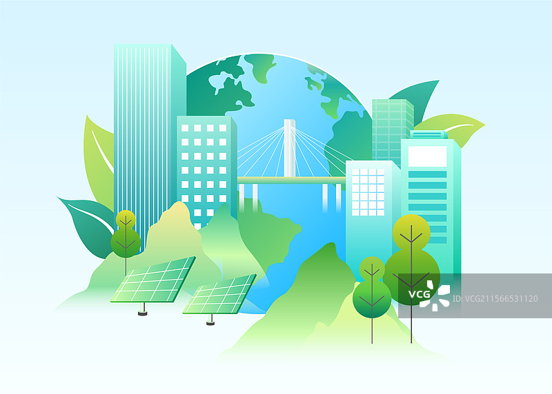 保护地球插画素材图片素材