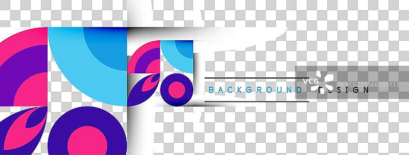 几何美丽的抽象圆形和花瓣图片素材