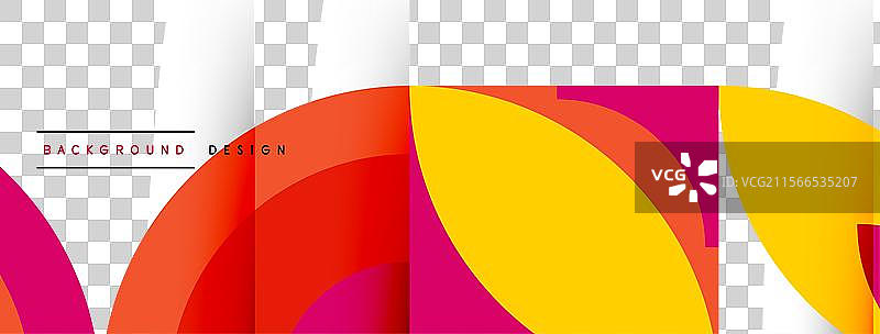 几何美丽的抽象圆形和花瓣图片素材