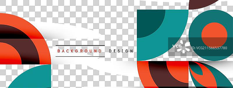 几何美丽的抽象圆形和花瓣图片素材