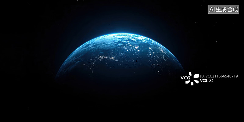 【AI数字艺术】商务地球背景图片素材