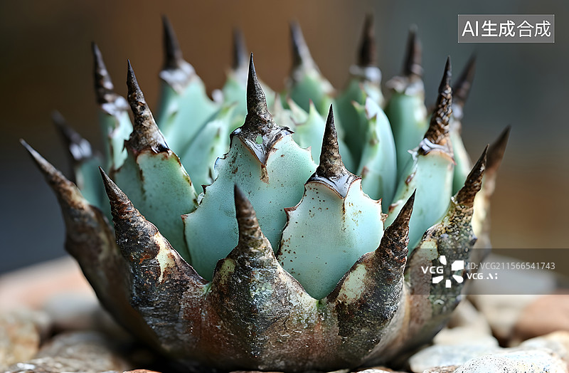 【AI数字艺术】多肉 特写 植物图片素材