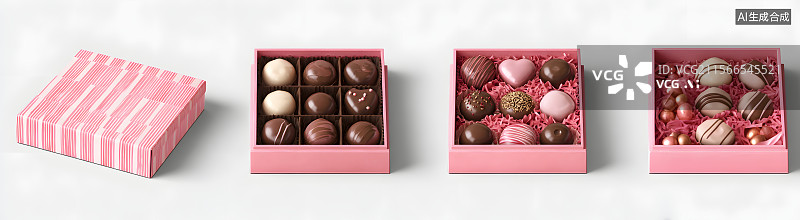 【AI数字艺术】巧克力 情人节图片素材
