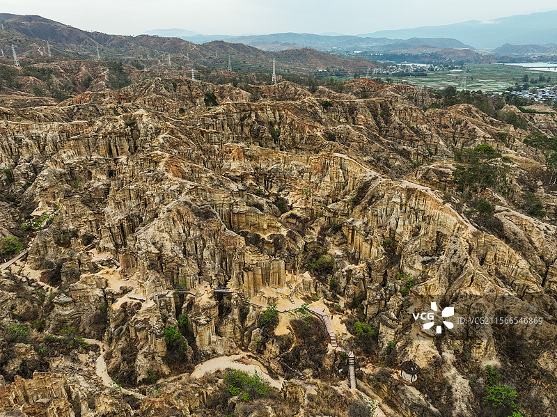 航拍元谋土林 物茂土林图片素材