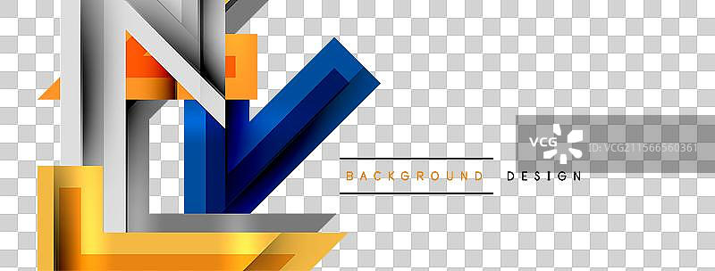 动态几何抽象背景中的锯齿线条图片素材