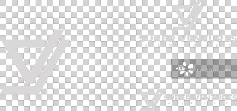 抽象的首字母SV或VS标志图片素材