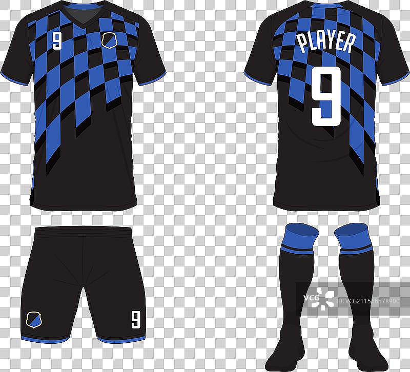 足球球衣或足球装备样机设计图片素材