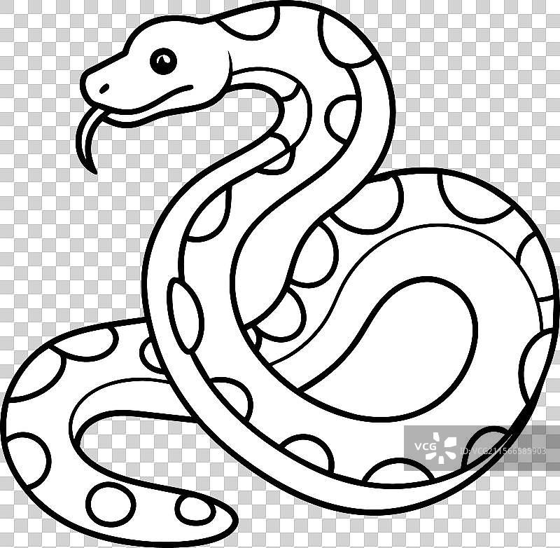 紫水晶蟒蛇躺着的图标图片素材