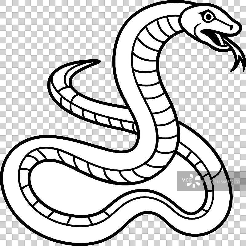 巨蟒蛇的图标外观图片素材