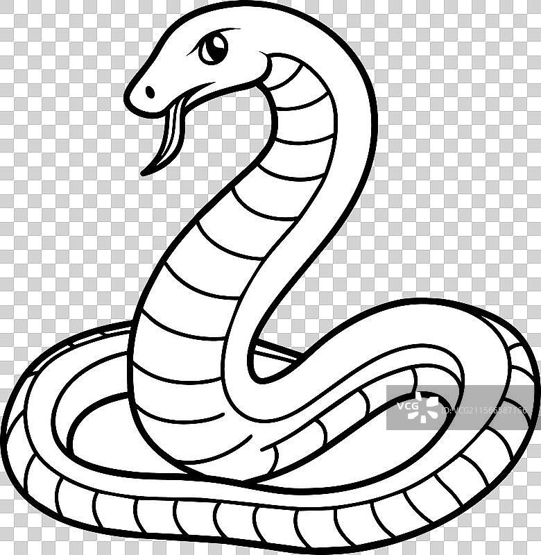 巨蟒蛇奔跑图标图片素材