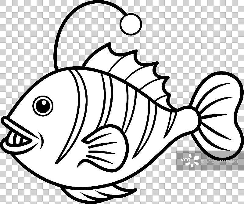 安康鱼休息图标图片素材