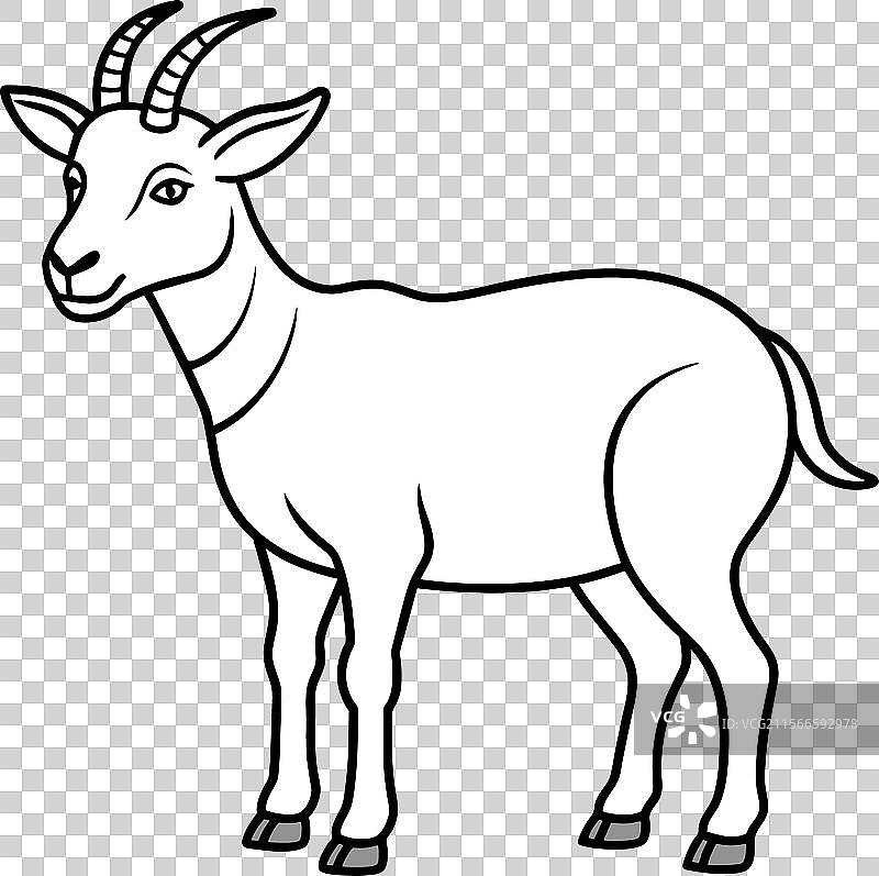 安诺亚山羊图标图片素材