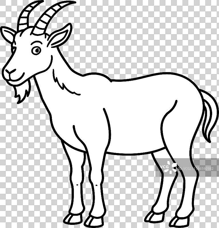 安诺亚山羊撞击图标图片素材