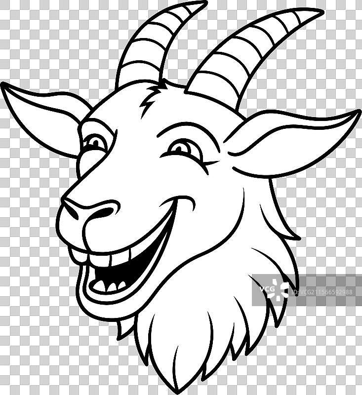 安诺亚山羊笑的图标图片素材