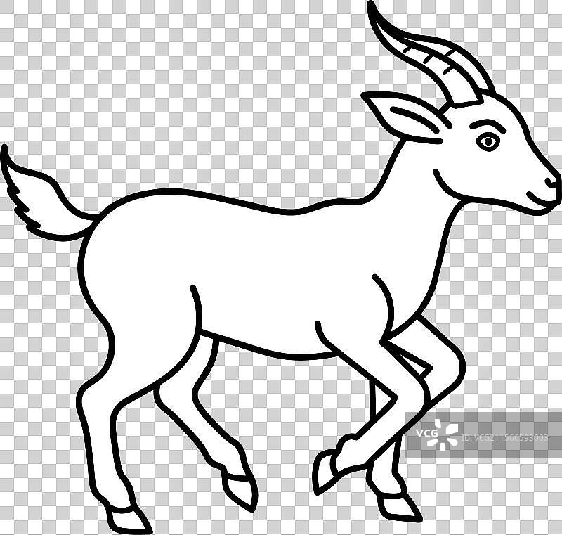 安诺亚山羊的图标图片素材