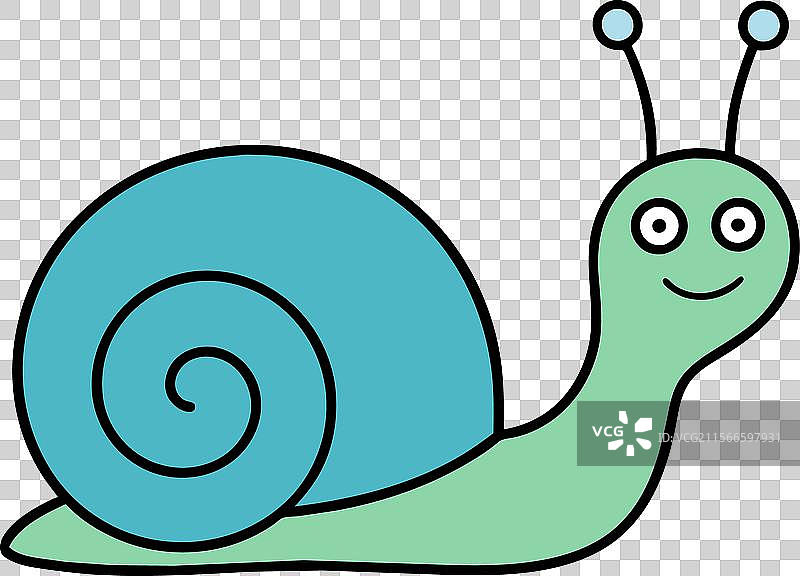 海兔蜗牛跳舞图标图片素材