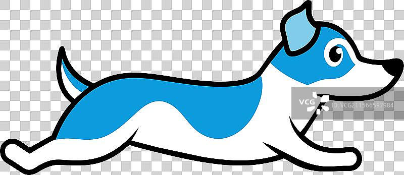 阿彭策犬游泳图标图片素材