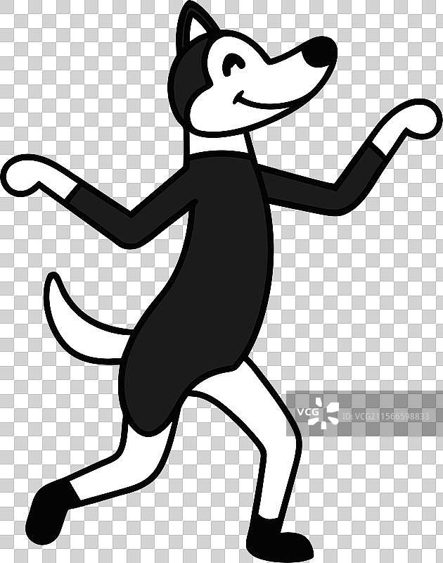 阿彭策尔犬跳舞图标图片素材