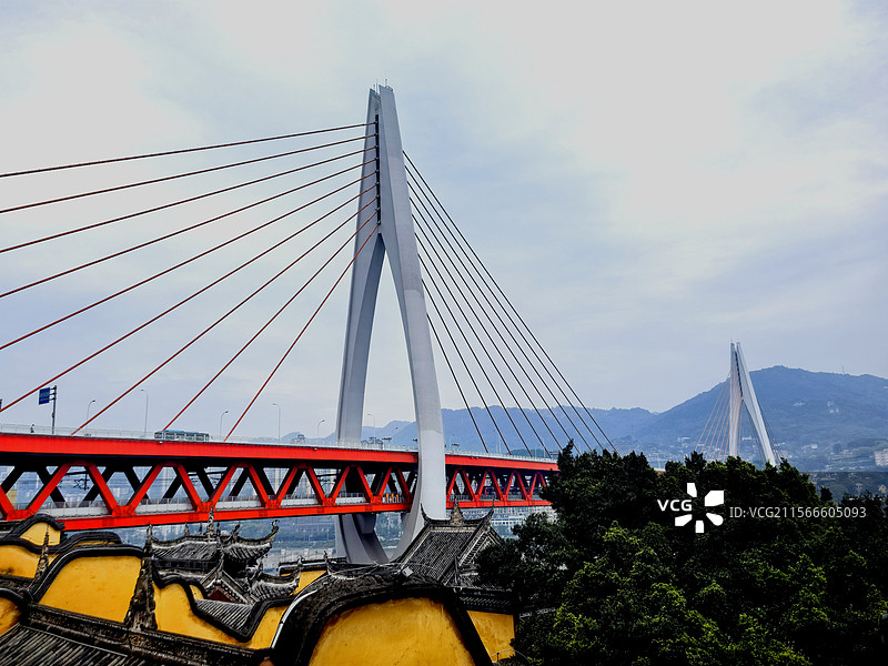 重庆湖广会馆东水门大桥图片素材