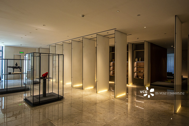 广州珠光云山壹号豪宅会所茶室内景图片素材