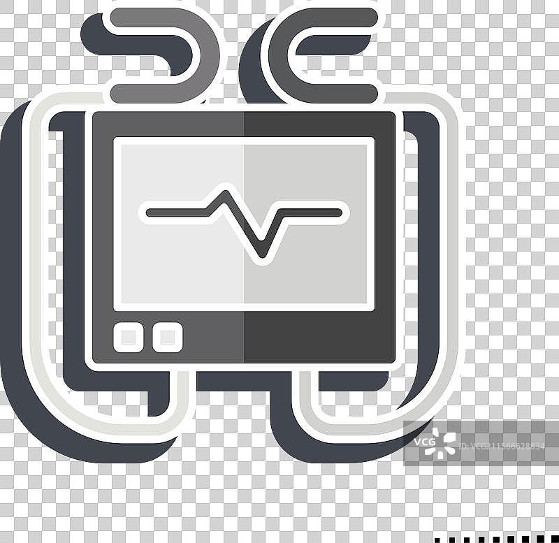 与紧急情况相关的除颤器图标图片素材