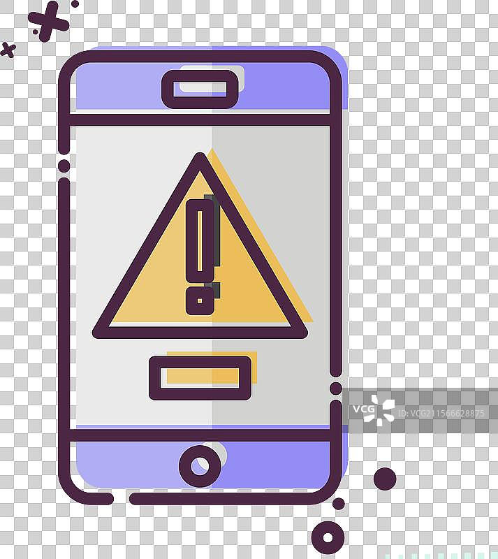 与紧急符号相关的紧急警报图标图片素材