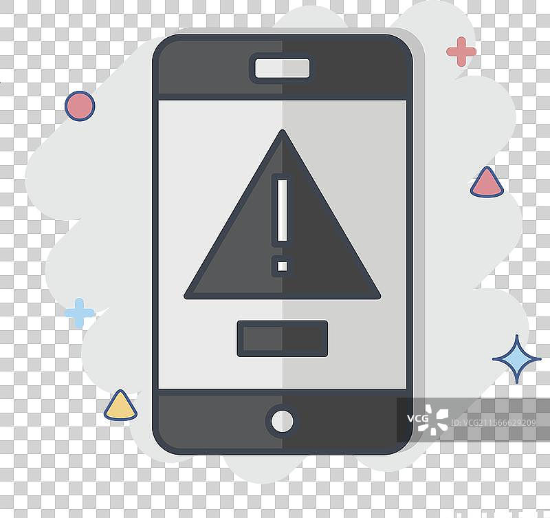 与紧急符号相关的紧急警报图标图片素材