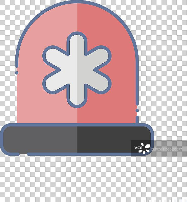 与紧急符号相关的紧急警报图标图片素材