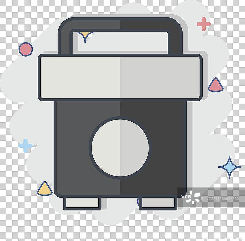 与紧急情况相关的社交媒体政策图标图片素材