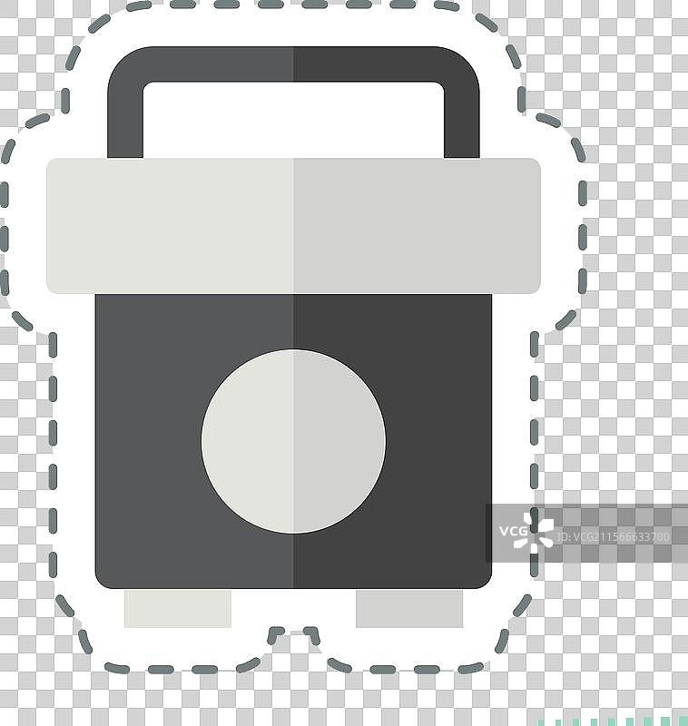 社交媒体政策相关的贴纸线条剪切图片素材