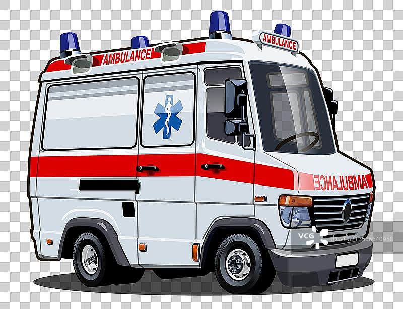 卡通救护车图片素材