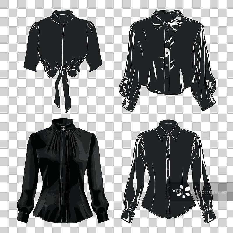 女衬衫剪贴画图片素材