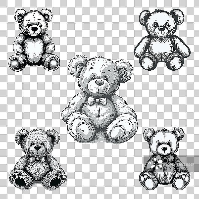 泰迪熊剪贴画图片素材